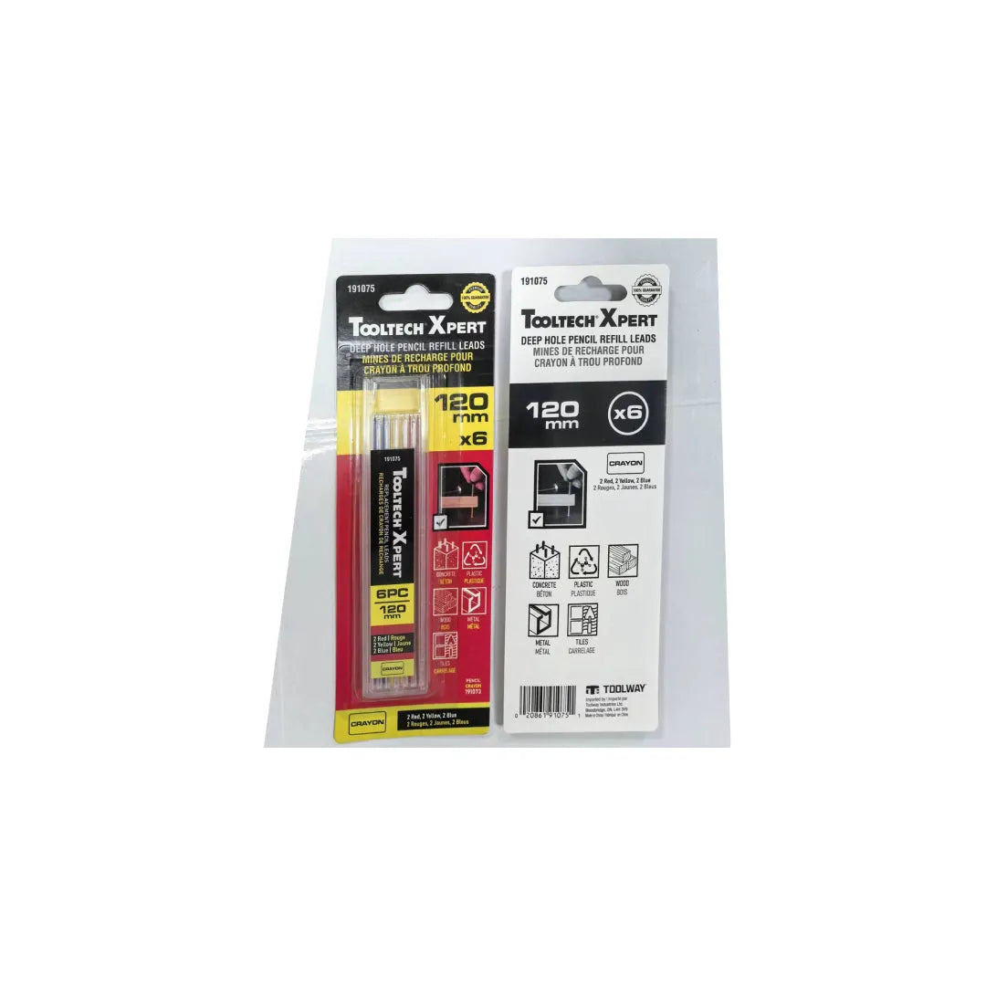 6PC Spare Graphite For Steel pencil 4.5in (120mm) Mix Color