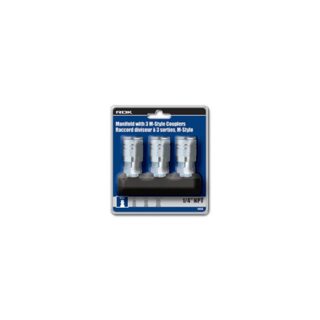 Manifold Straight With 3 Couplers