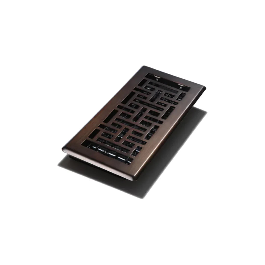 4″x10″ Oriental Steel Plated Floor Register – Oil Rubbed Bronze