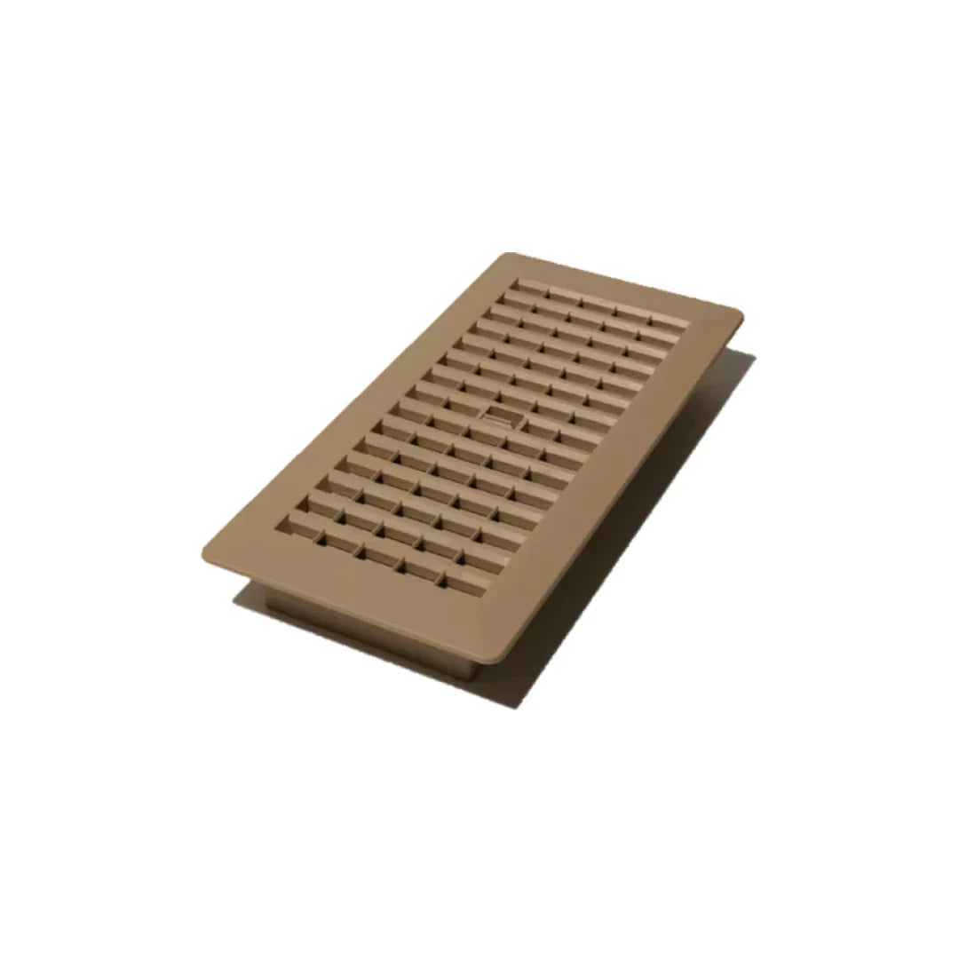 4″x10″ Plastic Floor Register – Taupe Plastic