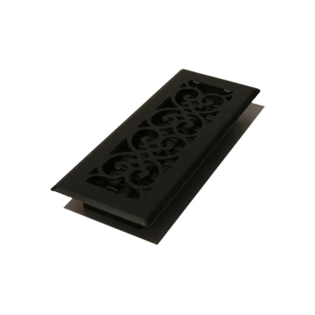 3″x10″ Decor Painted Floor Register – Cast Iron