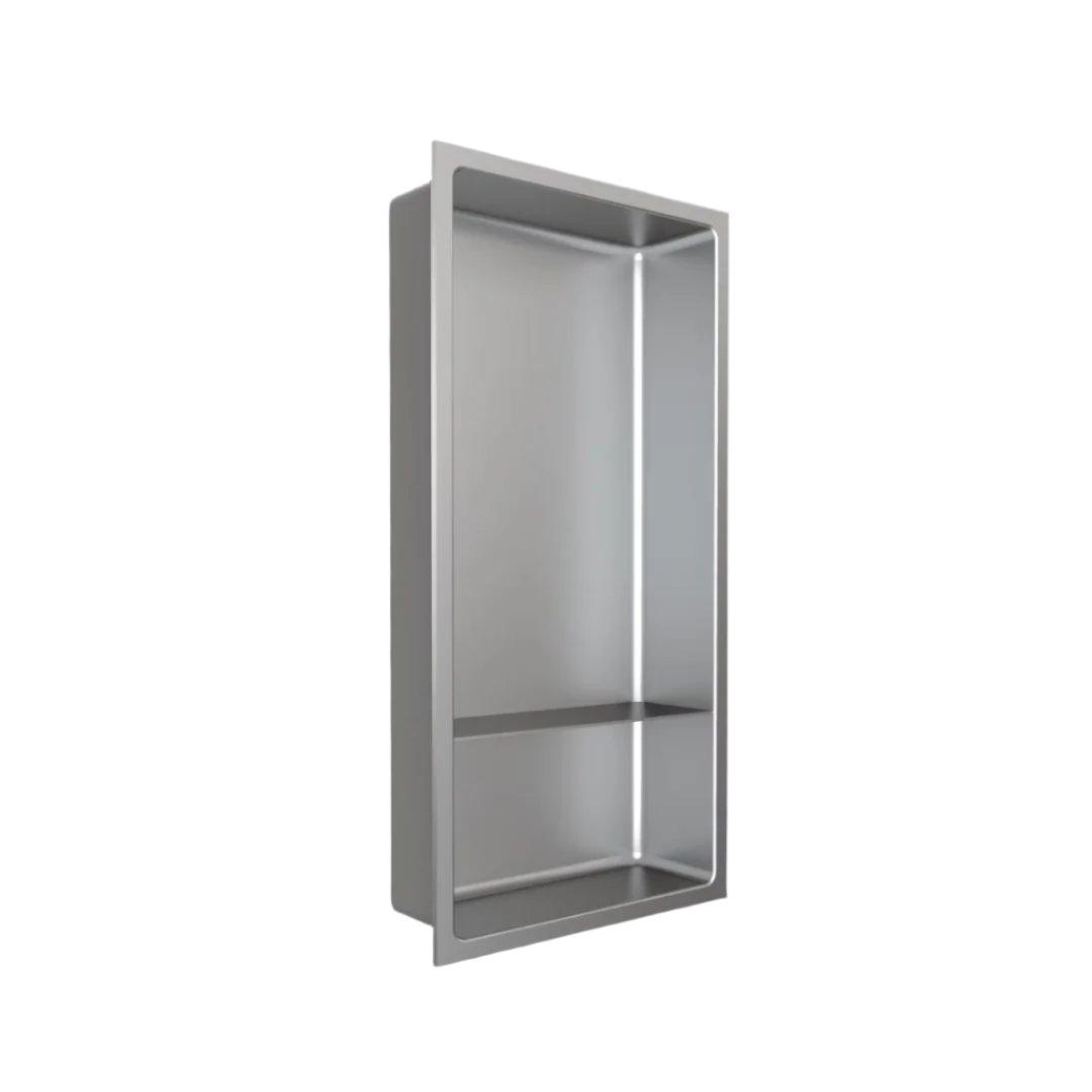 Shower Niche with Shelf Stainless Steel 12" x 24"