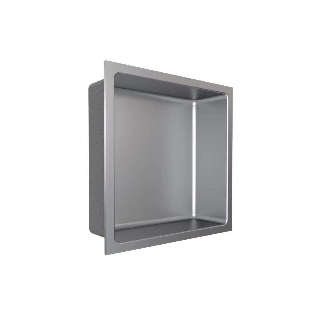 Shower Niche Stainless Steel 12" x 12"