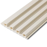 Interior & Exterior Wall Panel 118"L x 6.5"W - GB109 Milk White