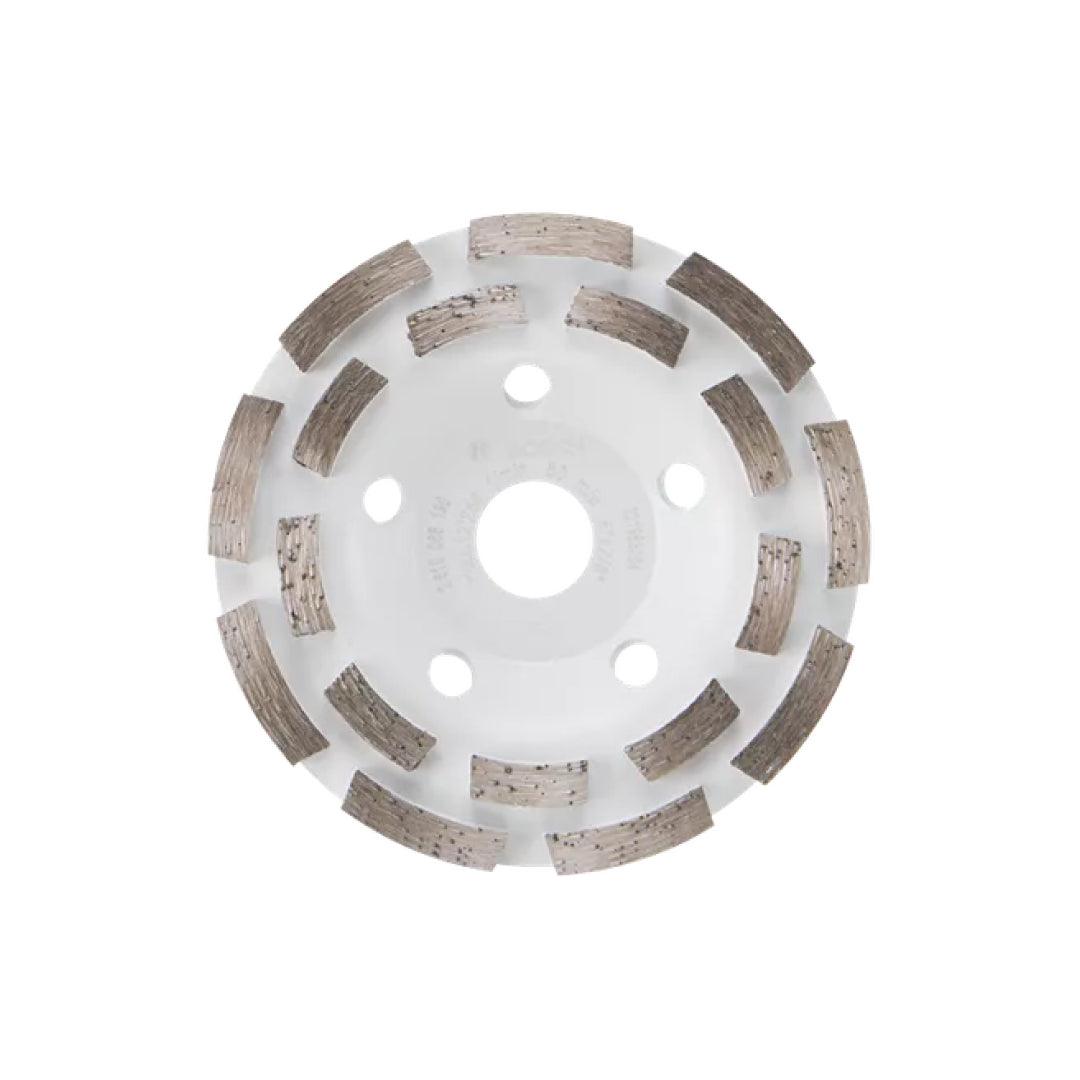 5 In. Double Row Segmented Diamond Cup Wheel for Concrete