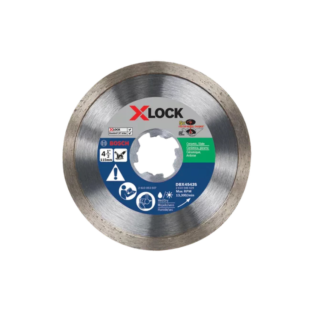 4-1/2 In. X-LOCK Continuous Rim Diamond Blade