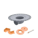 KERDI-DRAIN-H Horizontal Outlet Flange Kit With Corners and Seals - Besso Floor & Decor