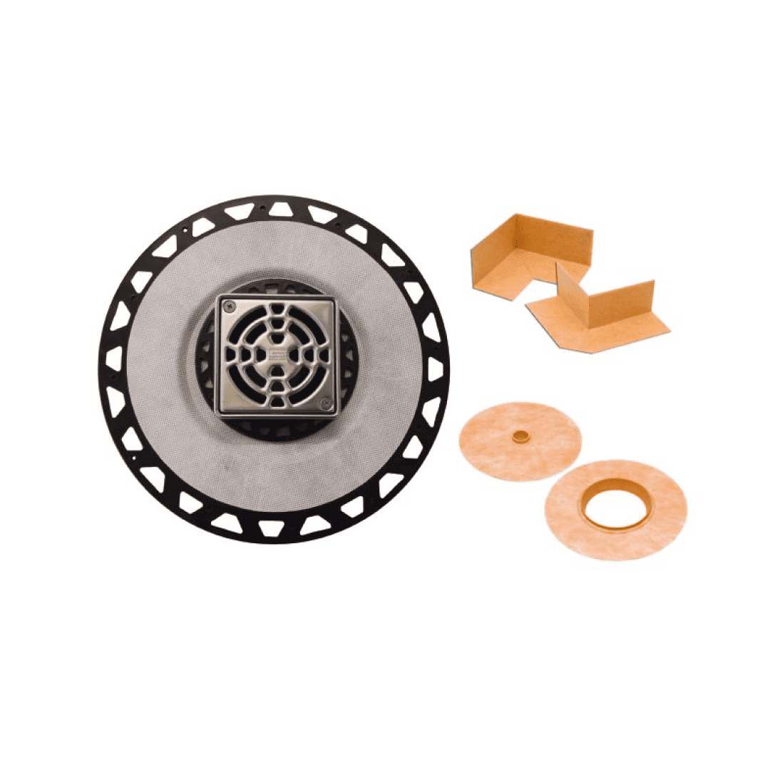 KERDI-DRAIN - 2'' Point Drain With Integrated Bonding Flange Kit - Besso Floor & Decor