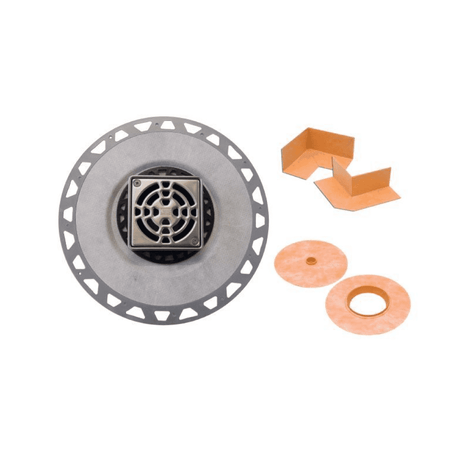 KERDI-DRAIN - 2'' Point Drain With Integrated Bonding Flange Kit - Besso Floor & Decor