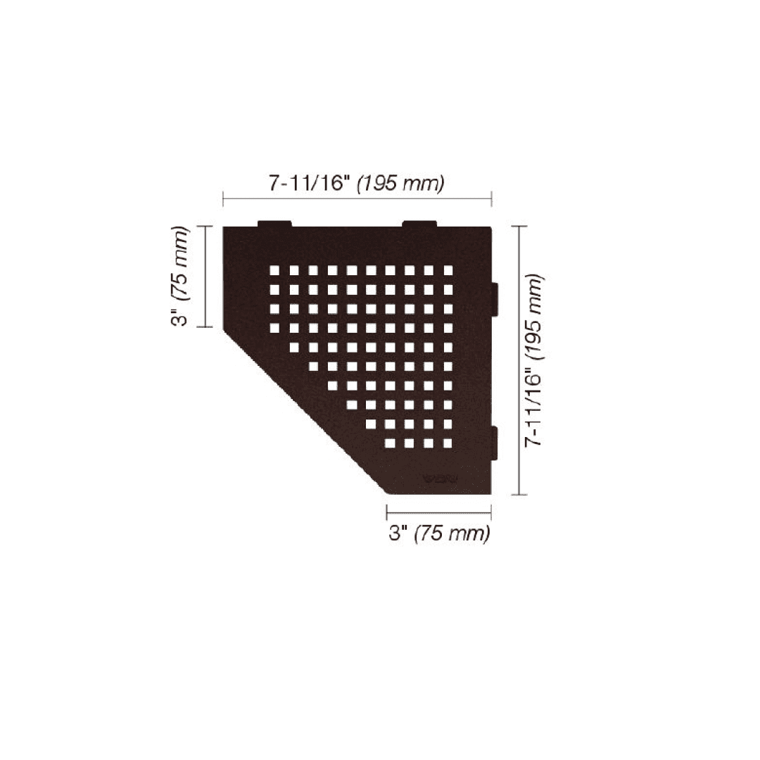 SHELF-E Pentagonal Corner Shelf Square Design - Besso Floor & Decor