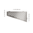 SHELF-E Quadrilateral Corner Shelf Floral Design - Besso Floor & Decor