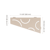 SHELF-E Quadrilateral Corner Shelf Curve Design - Besso Floor & Decor