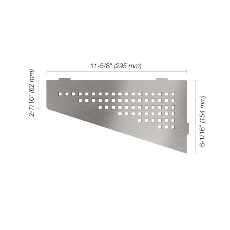 SHELF-E Quadrilateral Corner Shelf Square Design - Besso Floor & Decor