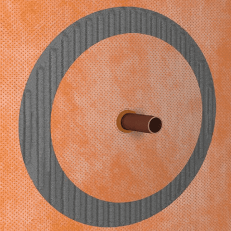 KERDI-SEAL-PS - Prefabricated Seals For Pipe Protrusions - Besso Floor & Decor