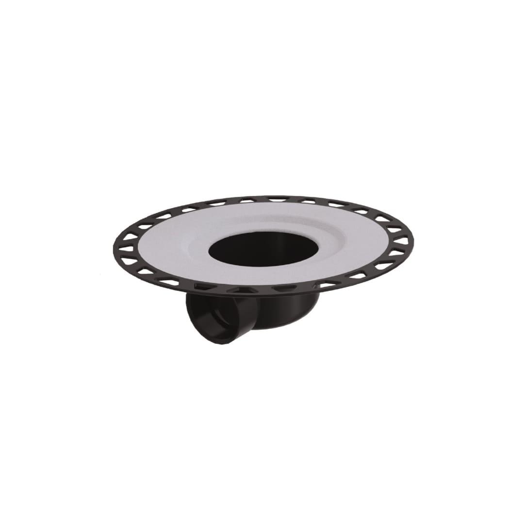 KERDI-DRAIN-H Horizontal Outlet Flange Kit Without Corners and Seals - Besso Floor & Decor