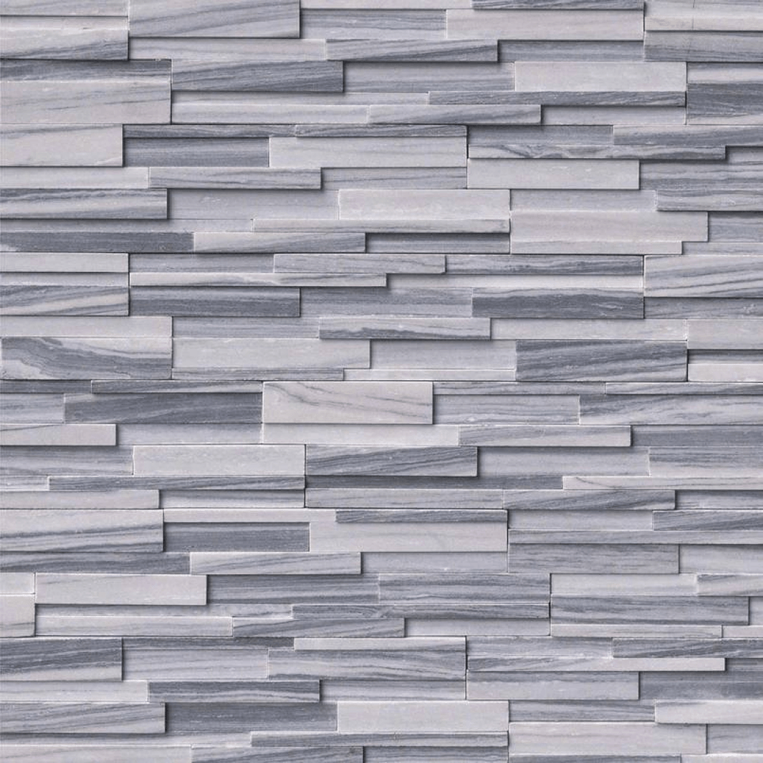 Alaska Gray 3D Stacked Stone