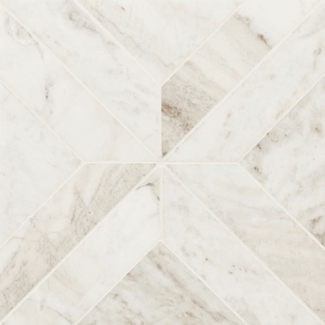 Arabescato Venato White Argyle