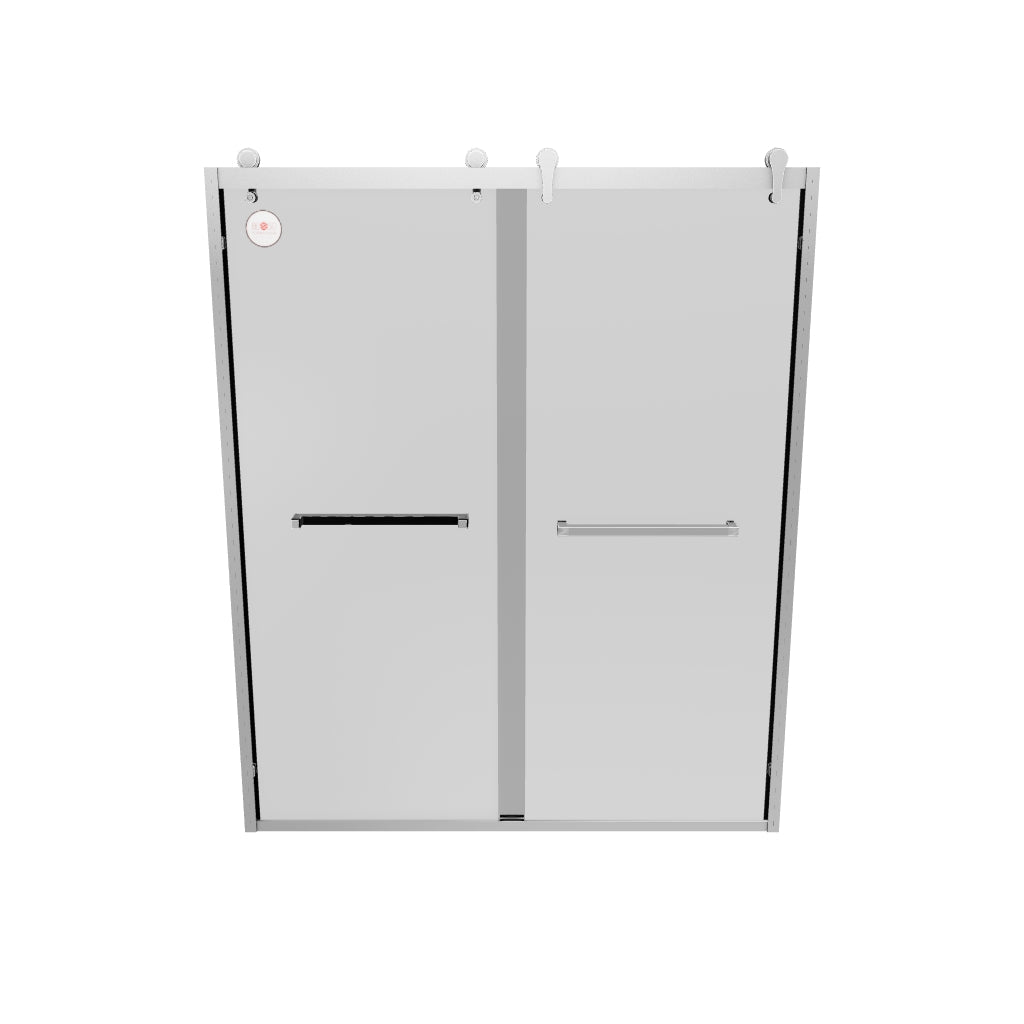 Stainless Steel Glass Sliding Shower Door - AC