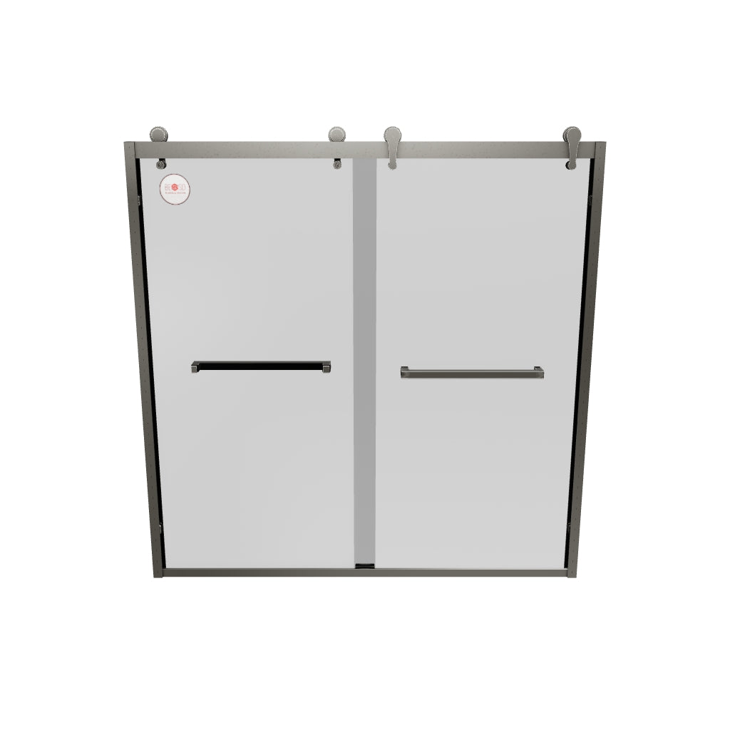 Stainless Steel Sliding Glass Shower Door - A