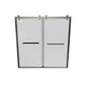 Stainless Steel Sliding Glass Shower Door - A