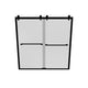 Stainless Steel Sliding Glass Shower Door - AB