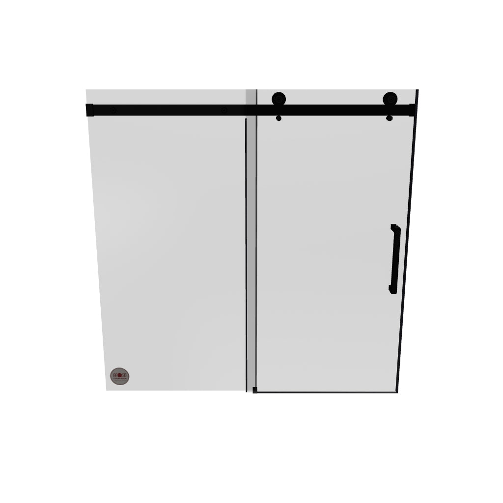 Stainless Steel Sliding Glass Shower Door - CB