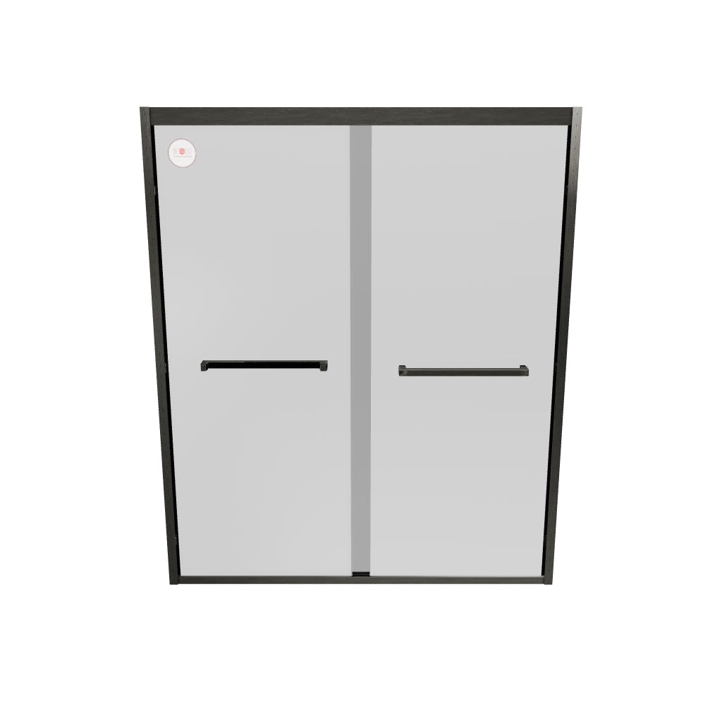 Stainless Steel Sliding Glass Shower Door - E