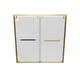 Stainless Steel Sliding Glass Shower Door - HMG