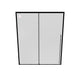 Stainless Steel Sliding Glass Shower Door - KB