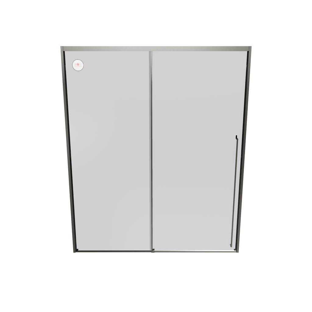 Stainless Steel Sliding Glass Shower Door - K