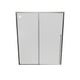 Stainless Steel Sliding Glass Shower Door - K