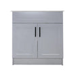 36" Grey MDF Vanity Base Without Drawer - TESCO Building Supplies 