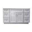 60" Hardwood Vanity Base With 6 Drawers - TESCO Building Supplies 