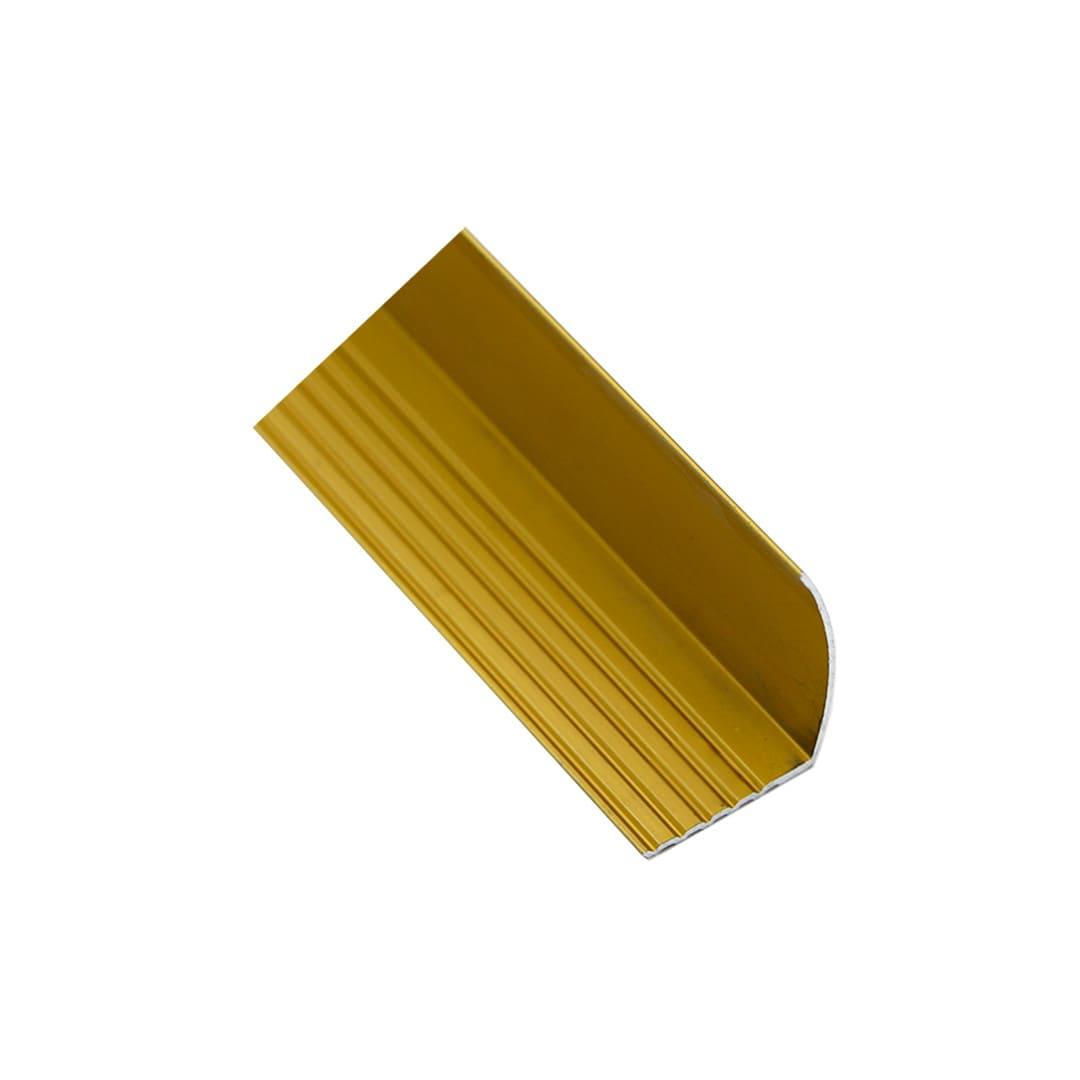 Aluminum Stair Nosing in Gold 1-1/4" X 108" - SN108G