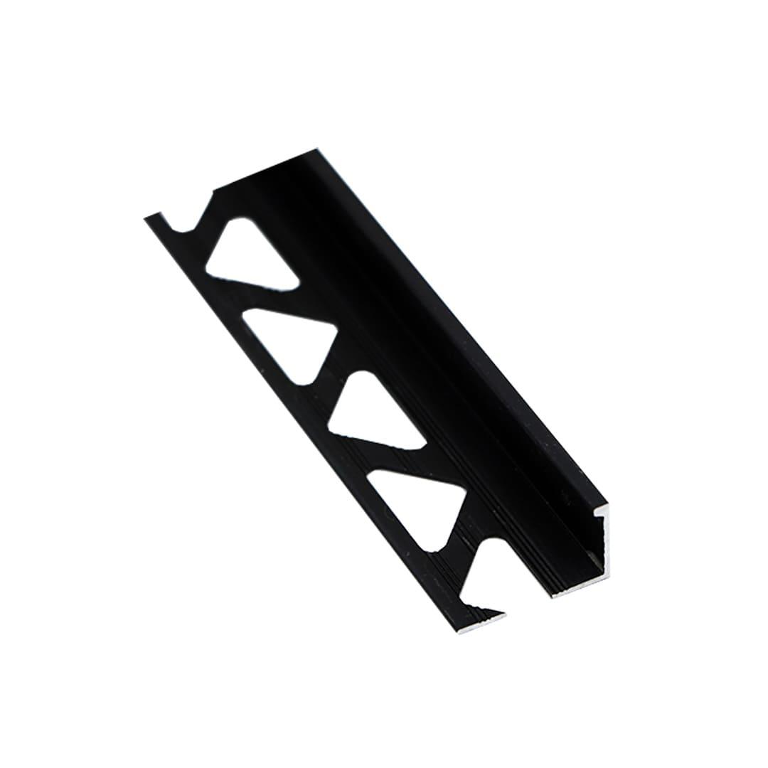 1/2" Aluminum Tile Edge in Black