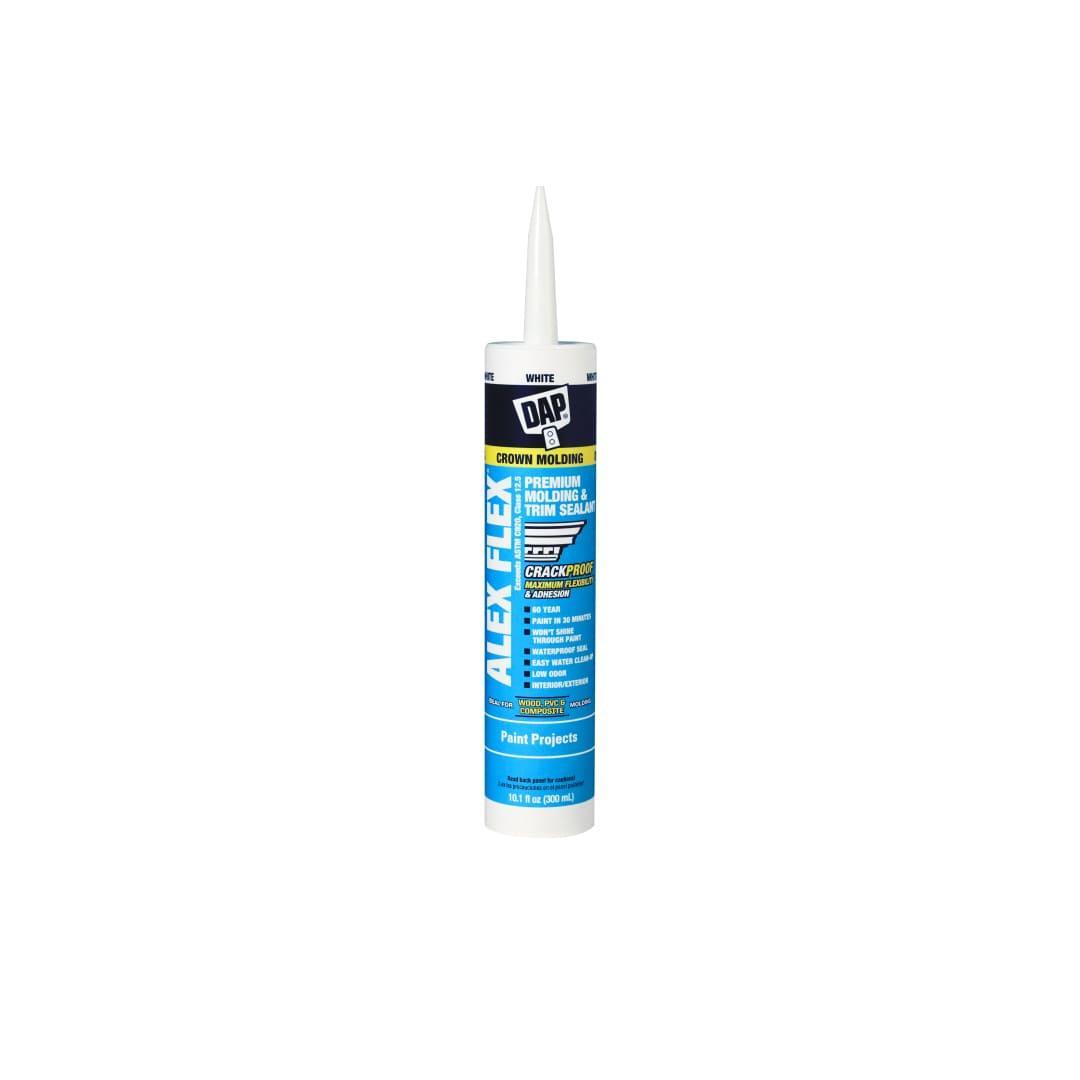 ALEX FLEX® Premium Molding & Trim Acrylic Latex Siliconized Sealant 10 ...