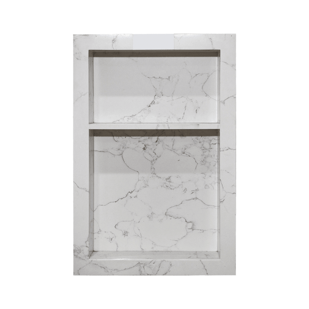 Bathroom Shower Shampoo Quartz Niche with Shelf - S - Besso Floor & Decor