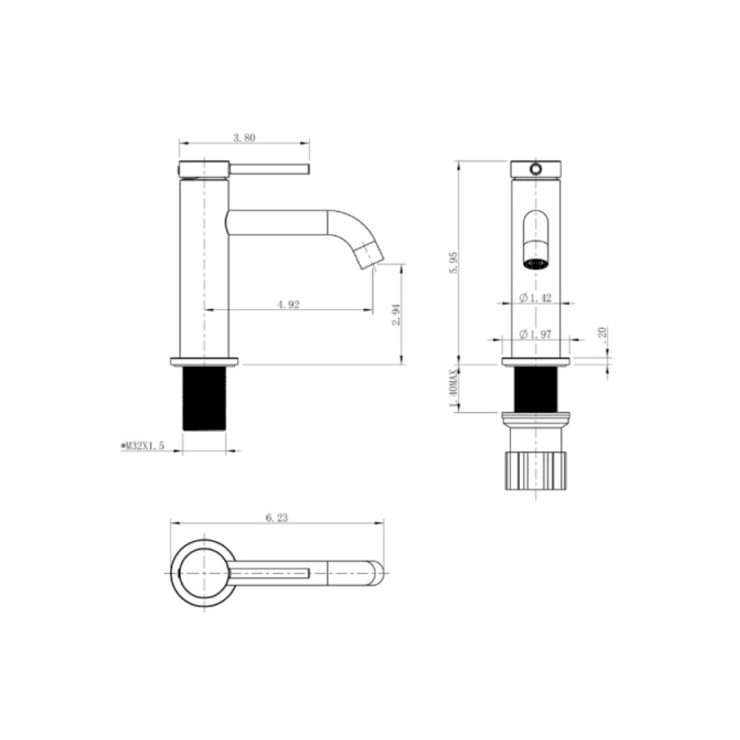 Bathroom Sink Faucet - B11104 - Besso Floor & Decor