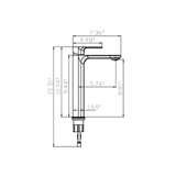 Bathroom Sink Faucet - B11T127 - Besso Floor & Decor