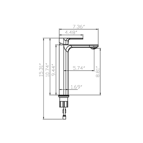 Bathroom Sink Faucet - B11T127 - Besso Floor & Decor