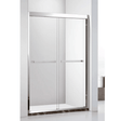 Chrome Stainless Steel Glass Sliding Shower Door - E - Besso Floor & Decor