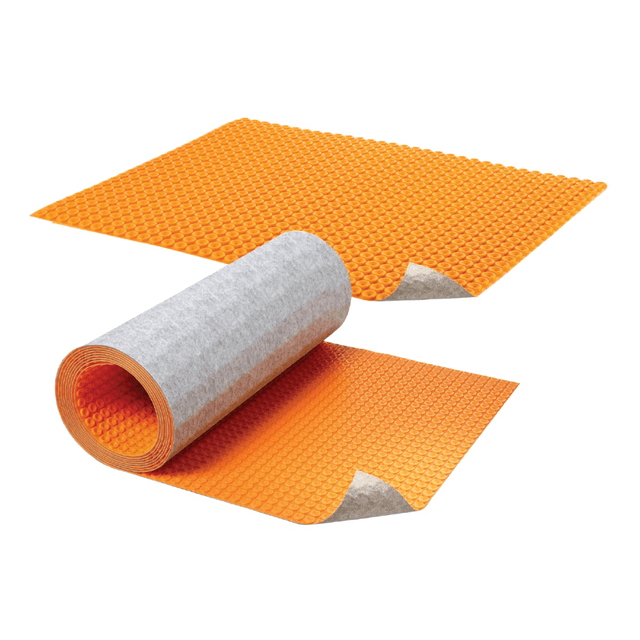 DHD810M - Ditra-Heat-Duo Uncoupling Membrane With Integrated Sound Control And Thermal Break - Besso Floor & Decor