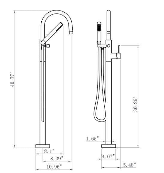 Tub Faucet - B71105 - Besso Floor & Decor