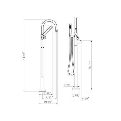 Tub Faucet - B71106 - Besso Floor & Decor